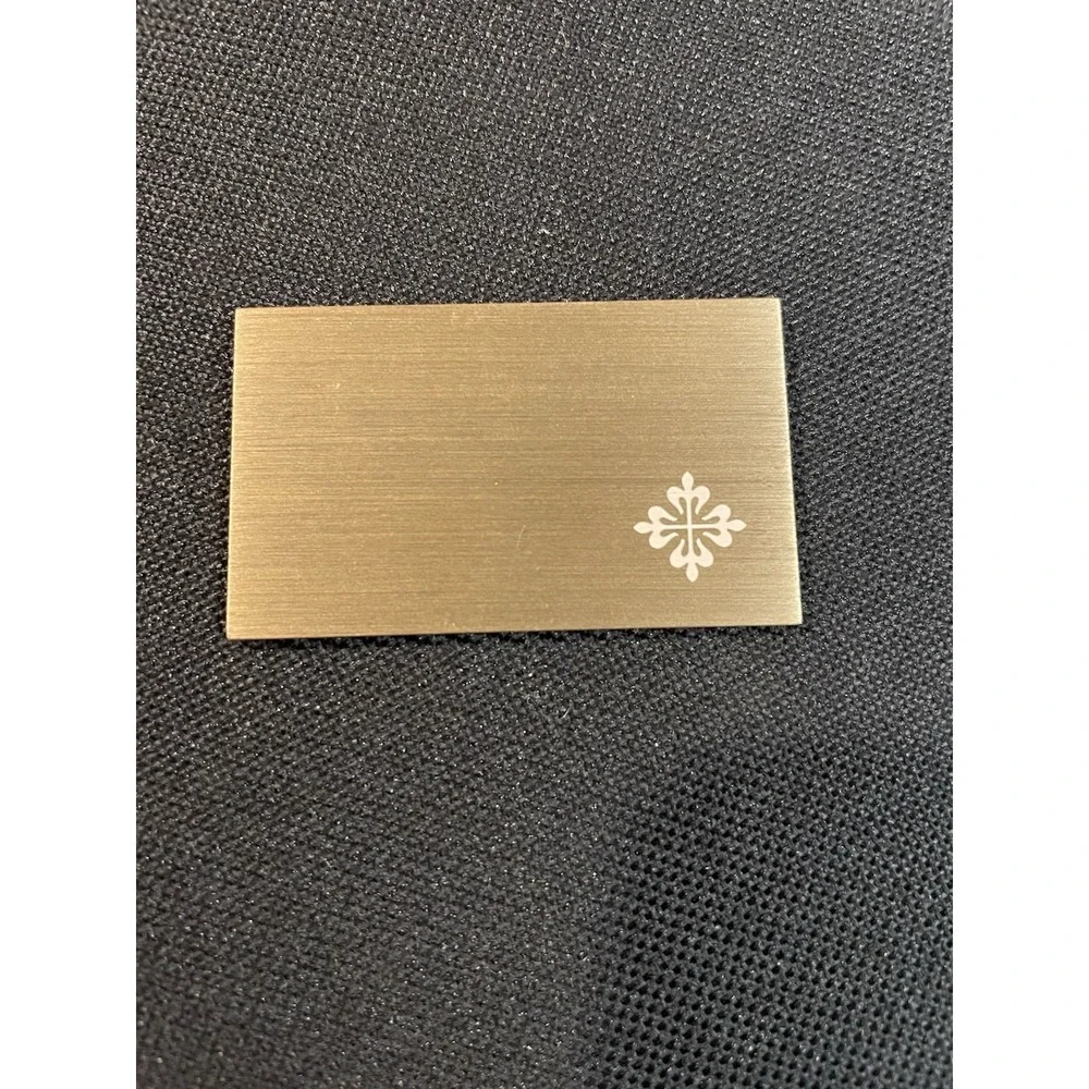 Patek Philippe Watch Display Plaque Brass, 